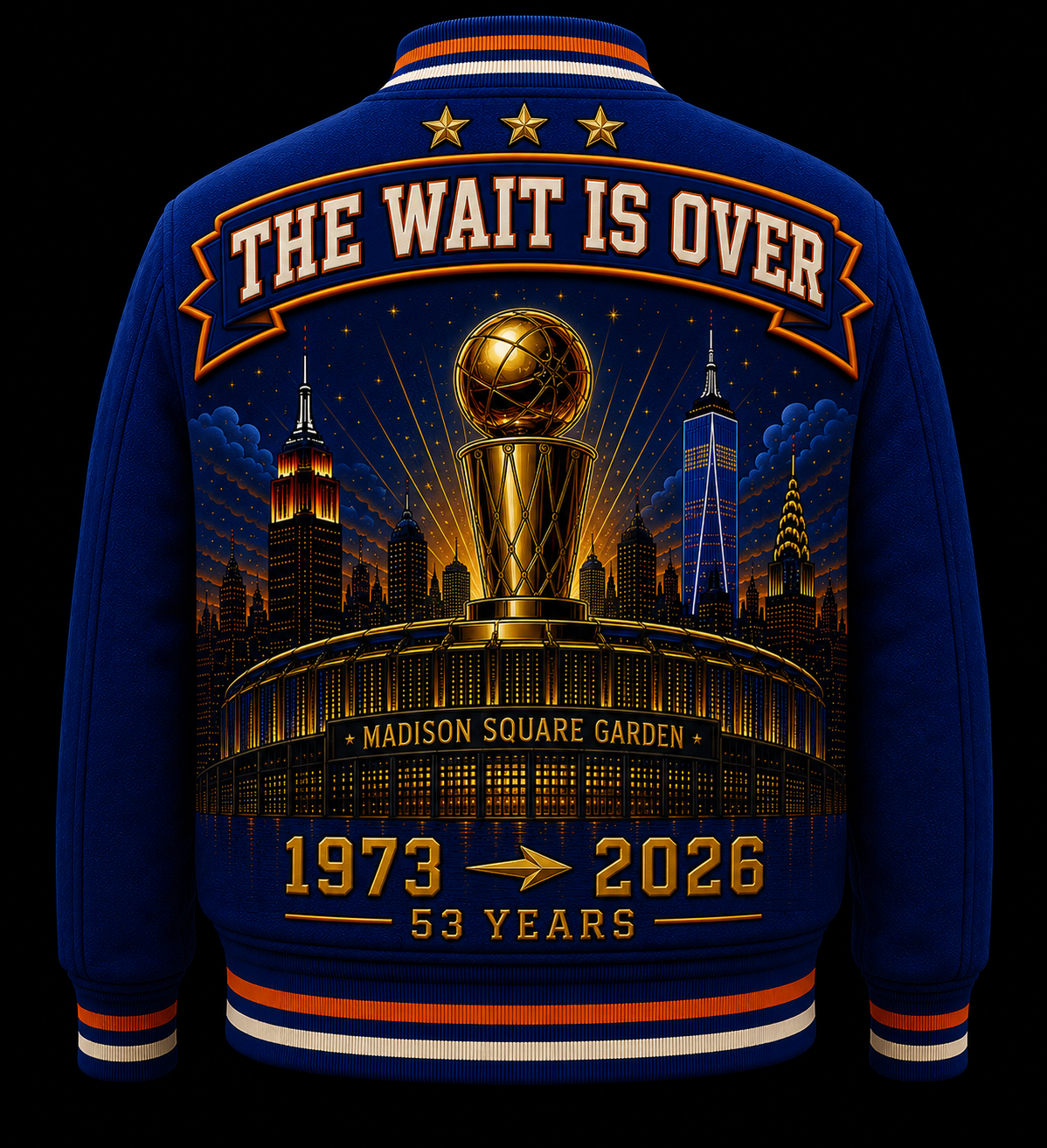 RSN Heirloom Knicks Championship Varsity Jacket — Pre-Order